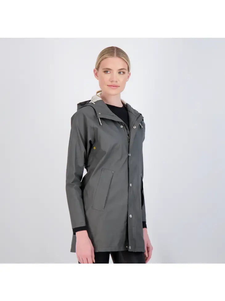 Cotes of London Manchester Raincoat Nickel Grey