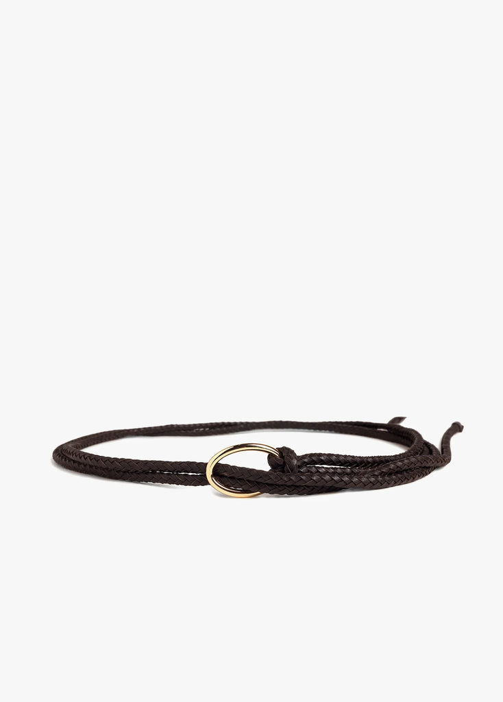 Favorite Daughter - The Woven Knot Belt (Dark Brown/Polished  display picture 3