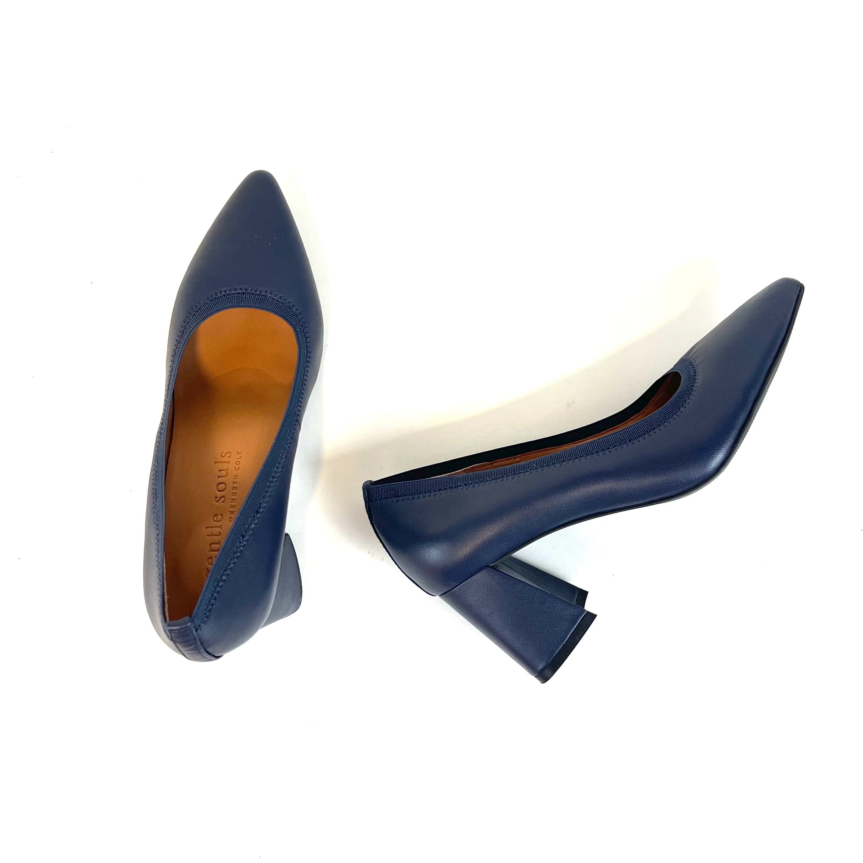 Gentle Souls - Dionne Pump (Navy Leather) The Mix Shoes & Accessories Gentle Souls - Dionne Pump (Navy Leather) The Mix Shoes & Accessories